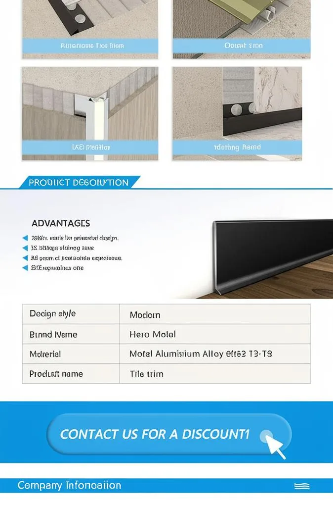 Case 150mm Aluminium Skirting Price 6063 Brushed SilverBlack 2.5M 005