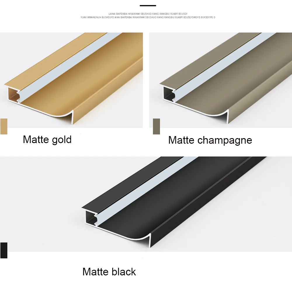 Case 6063 Aluminum Baseboard Trim Brushed Silver 2.5M 003