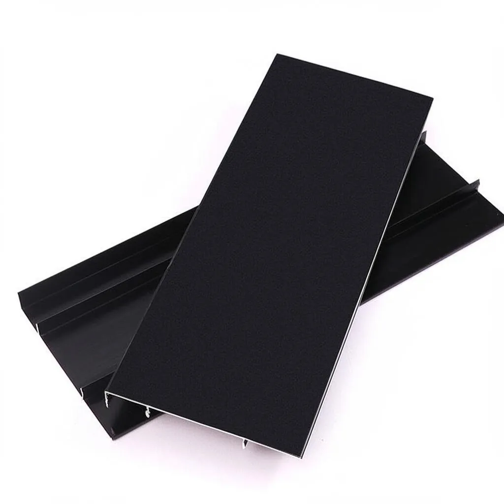 6063 Black Aluminium Skirting Brushed/Satin 2.5M 12 Case 6063 Black Aluminium Skirting BrushedSatin 2.5M 006