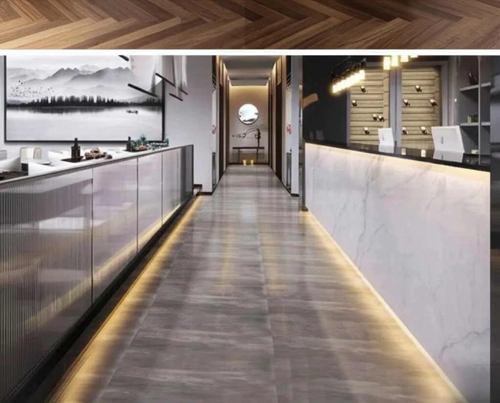 Case 75mm Aluminium Skirting Price 6063 Brushed SilverBlack 2.5M 018