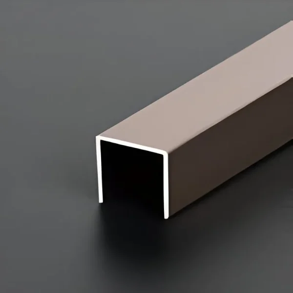 Aluminum U-Channel 10mm Leg x 10mm OD - Matte