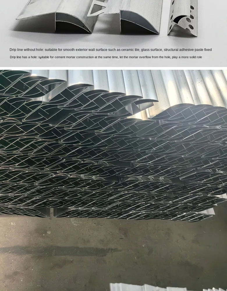 Aluminum Drip Edge 6063 for Roof Water Drainage 9 Case Aluminum Drip Edge 6063 for Roof Water Drainage 003