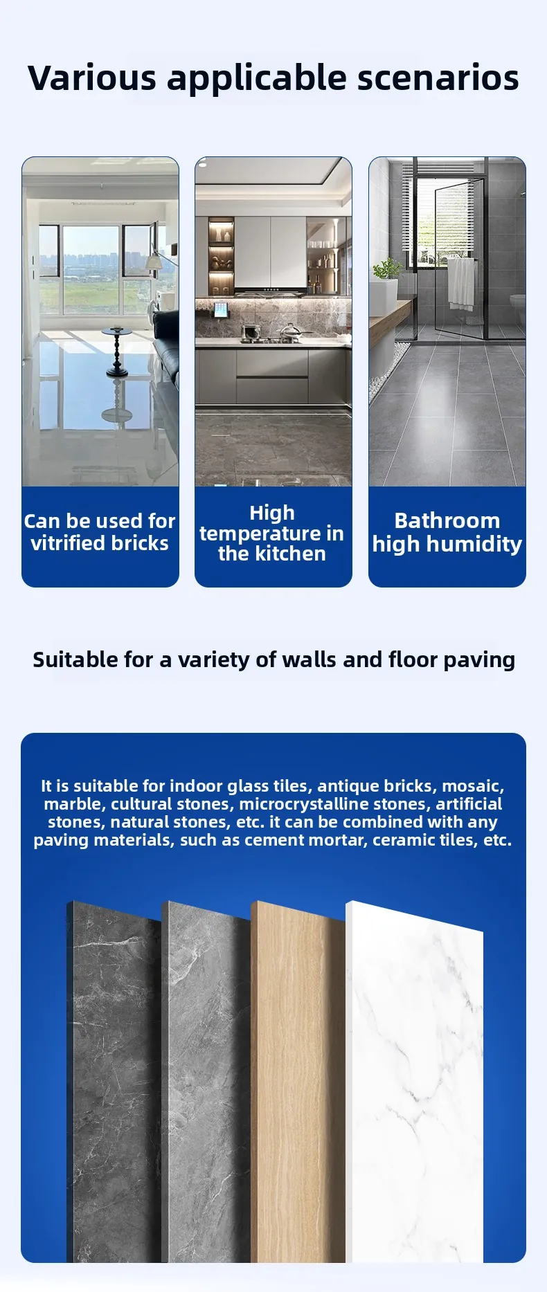 Case Best Primer for Tile 5KG White ISO 9001 Waterproof Bonding Agent 006