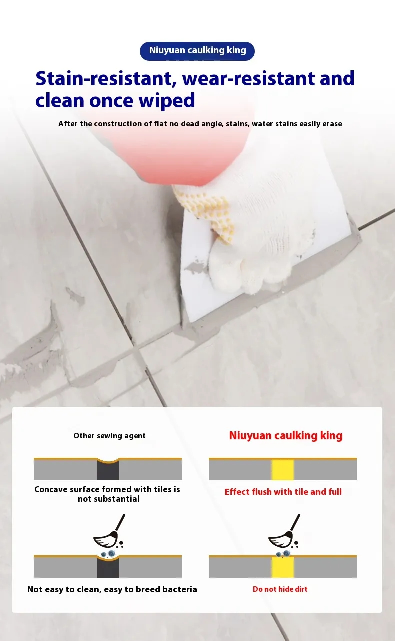 Case Epoxy Grout CG2WA 1 8mm White Gray Black Stainless Steel Waterproof 007