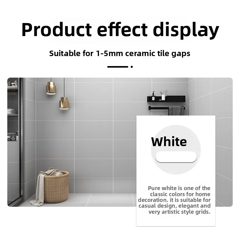 Case Epoxy Grout CG2WA 1 8mm White Gray Black Stainless Steel Waterproof 017