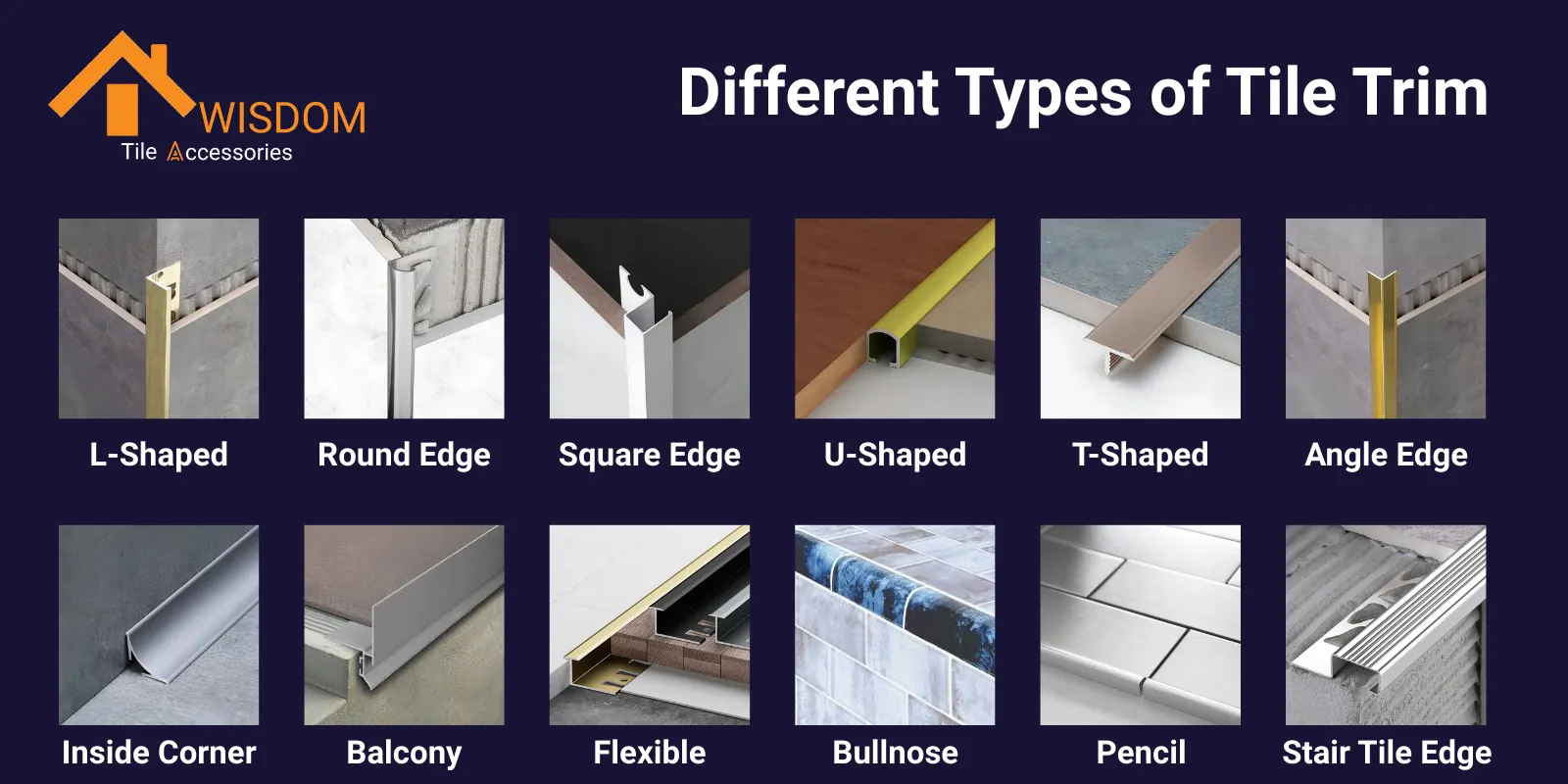 Different Types of Tile Trim