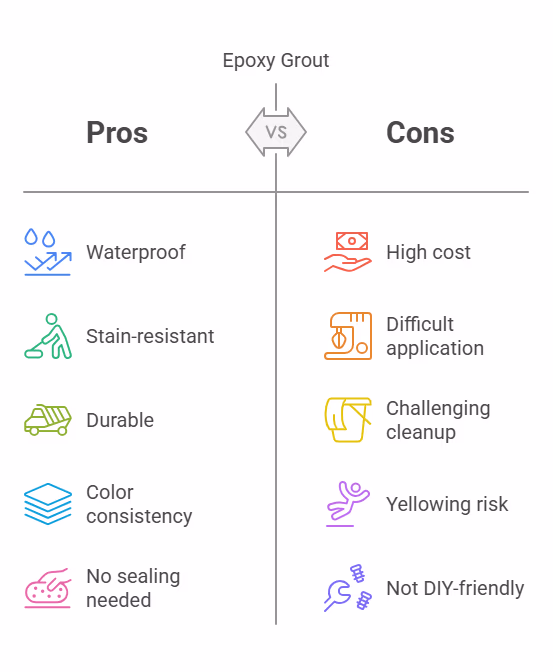 Epoxy Grout Pros and Cons Epoxy Grout Pros and Cons