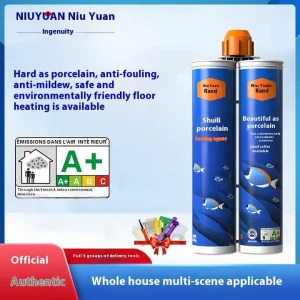 Epoxy Resin Grout for Tiles 1.5mm-5mm Gray/White ANSI A118.3