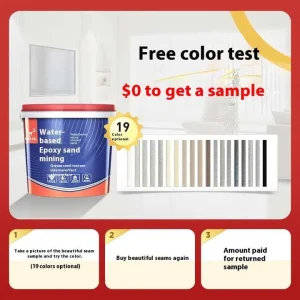White & Gray Epoxy Grout in a Tube 300ml ANSI A118.3 for Tile Joints