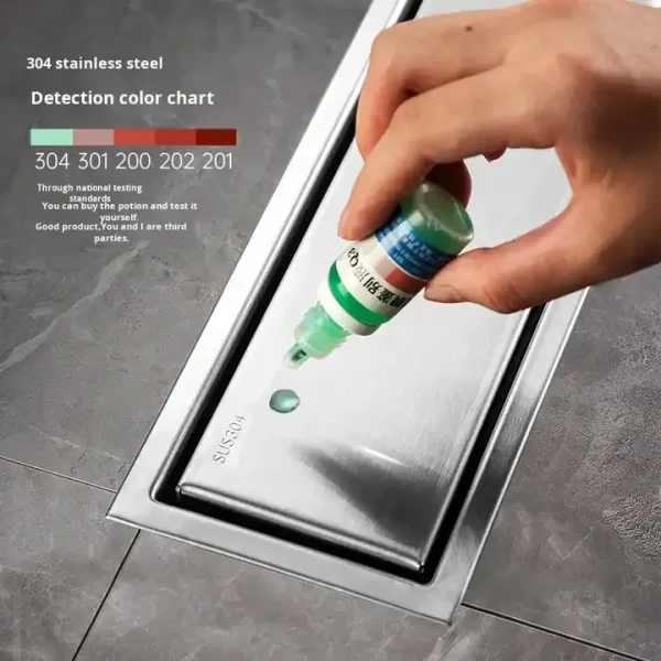304 Stainless Steel Linear Shower Drain with Anti-Odor