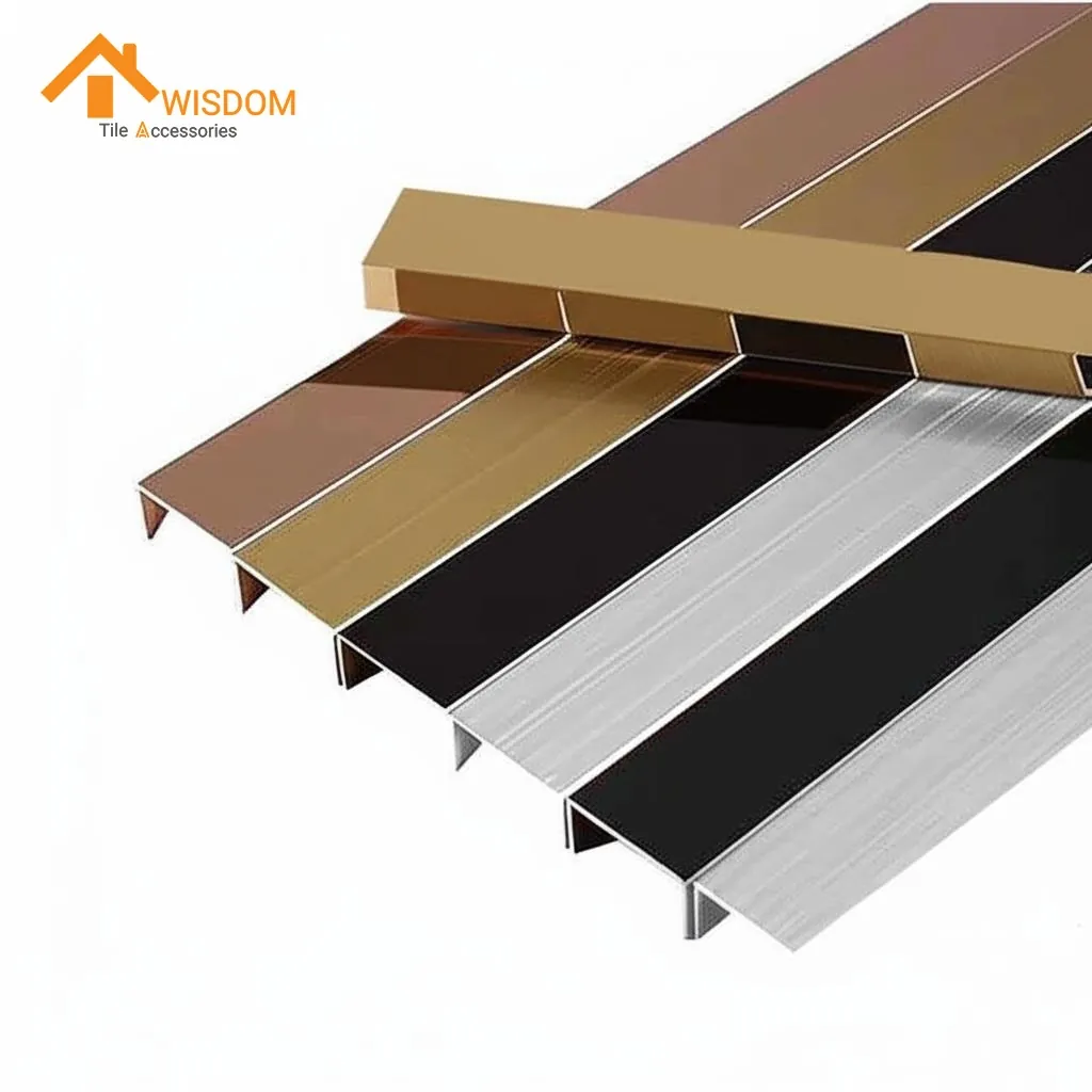 6063 Aluminum U Shaped Metal Trim for Tile Edging