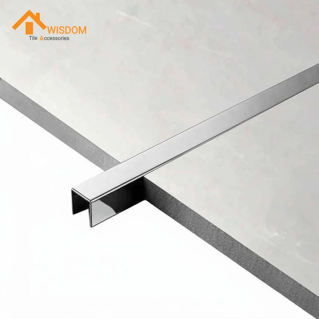 6063 Aluminum U Shaped Metal Trim for Tile Edging
