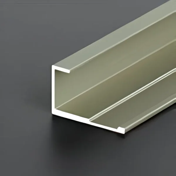 Aluminum J Molding - 9.5mm Face x 11.8mm Leg x 20mm OD for 5mm Material