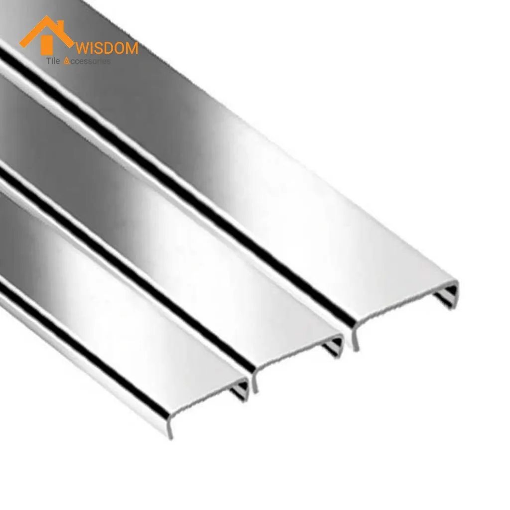 Black U Channel Aluminum Trim 6063 for Tile Edging