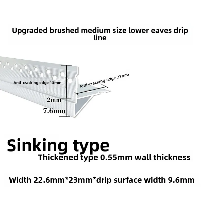 Case Galvanized Steel Drip Edge for Metal Roofing ASTM A653 005