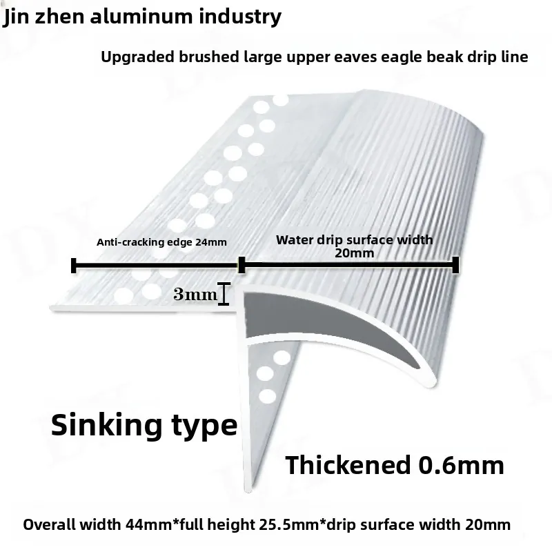 Case Galvanized Steel Drip Edge for Metal Roofing ASTM A653 006