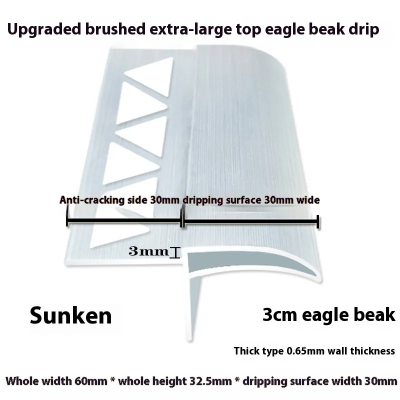 Case Galvanized Steel Drip Edge for Metal Roofing ASTM A653 011