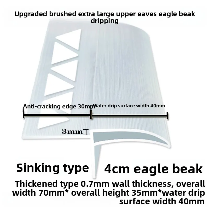 Case Galvanized Steel Drip Edge for Metal Roofing ASTM A653 012