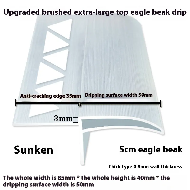 Case Galvanized Steel Drip Edge for Metal Roofing ASTM A653 013