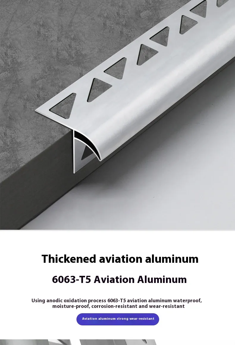 Case White Aluminum Drip Edge 6063 for Roofing Gutter Protection 004