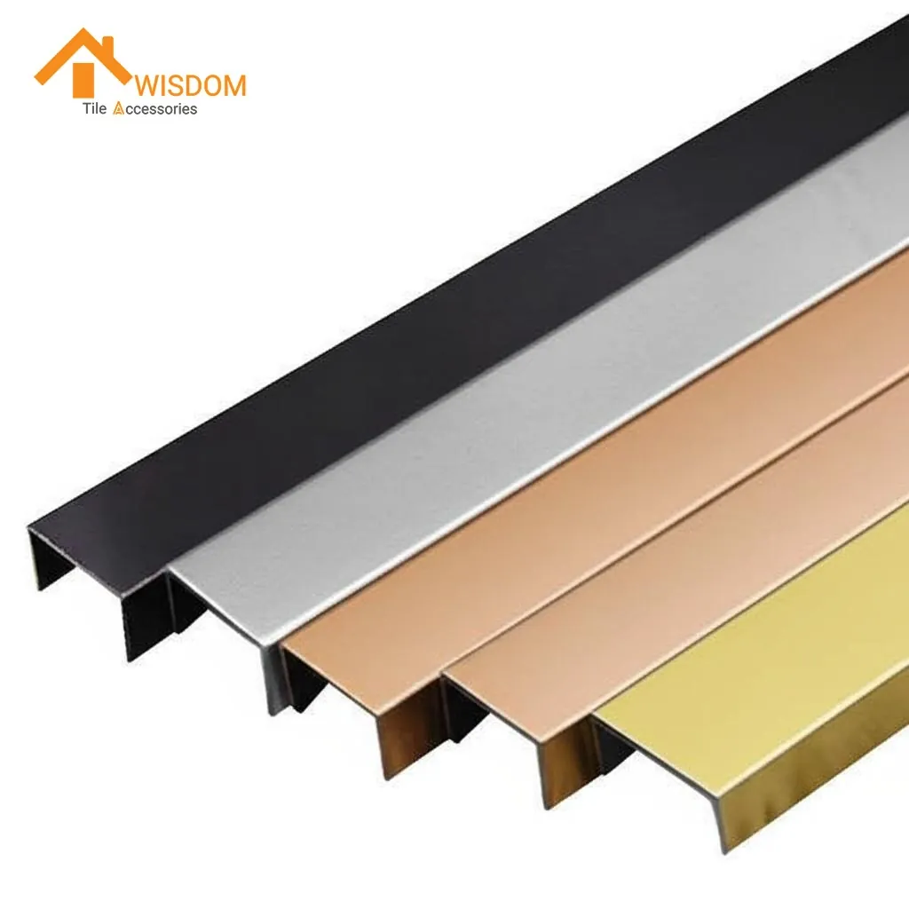 Decorative Edging Strips 6063 Aluminum U Trim