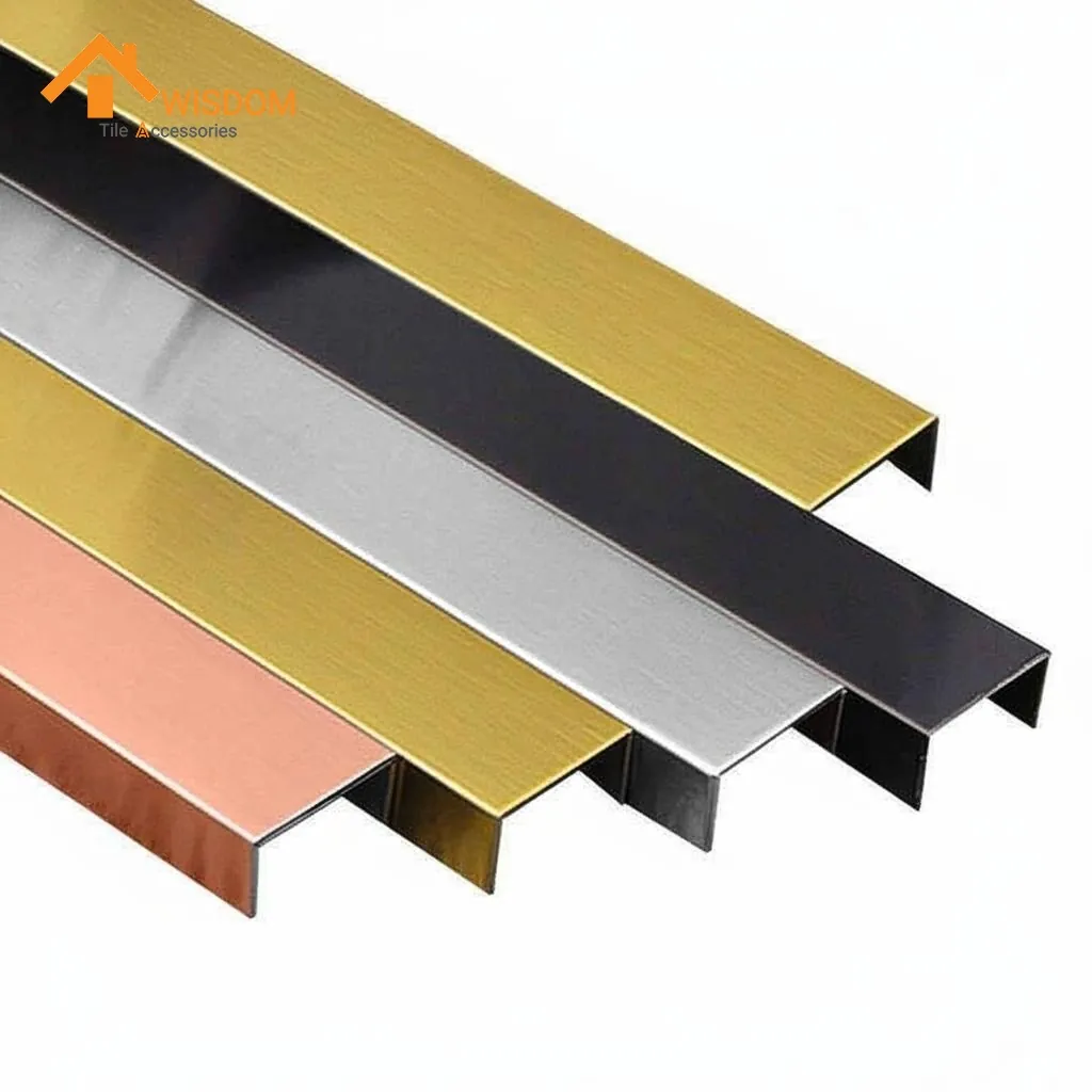 Decorative Edging Strips 6063 Aluminum U Trim