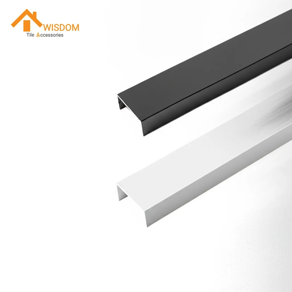 Decorative Edging Strips 6063 Aluminum U Trim