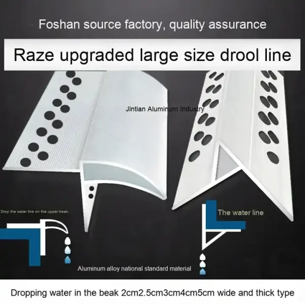 Galvanized Steel Drip Edge for Metal Roofing ASTM A653