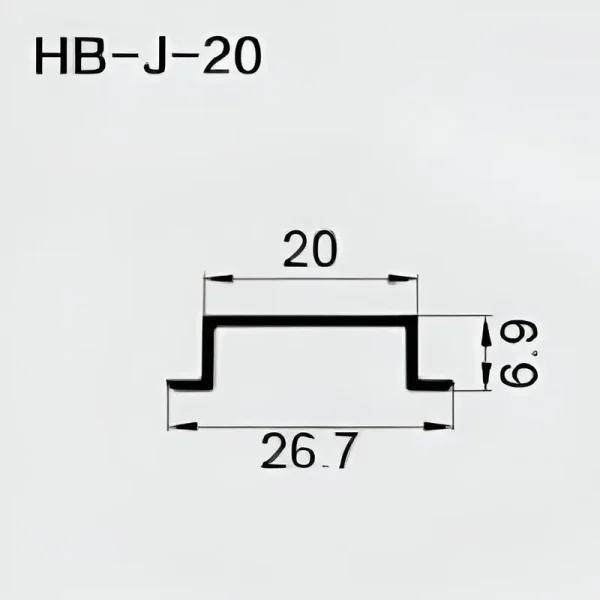 Hat Construction 20mm x 6.9mm Tall - Image 2