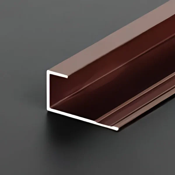 J Channel Aluminum - 8.5mm Face x 10.15mm Leg x 17mm OD for 5.9mm Material