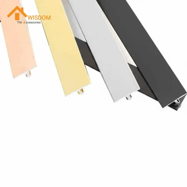 6063 Aluminum T Channel Decorative Tile Trim