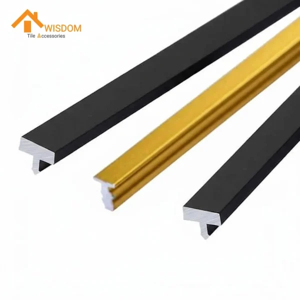 6063 Decorative Aluminum Trim Molding for Tile Edging
