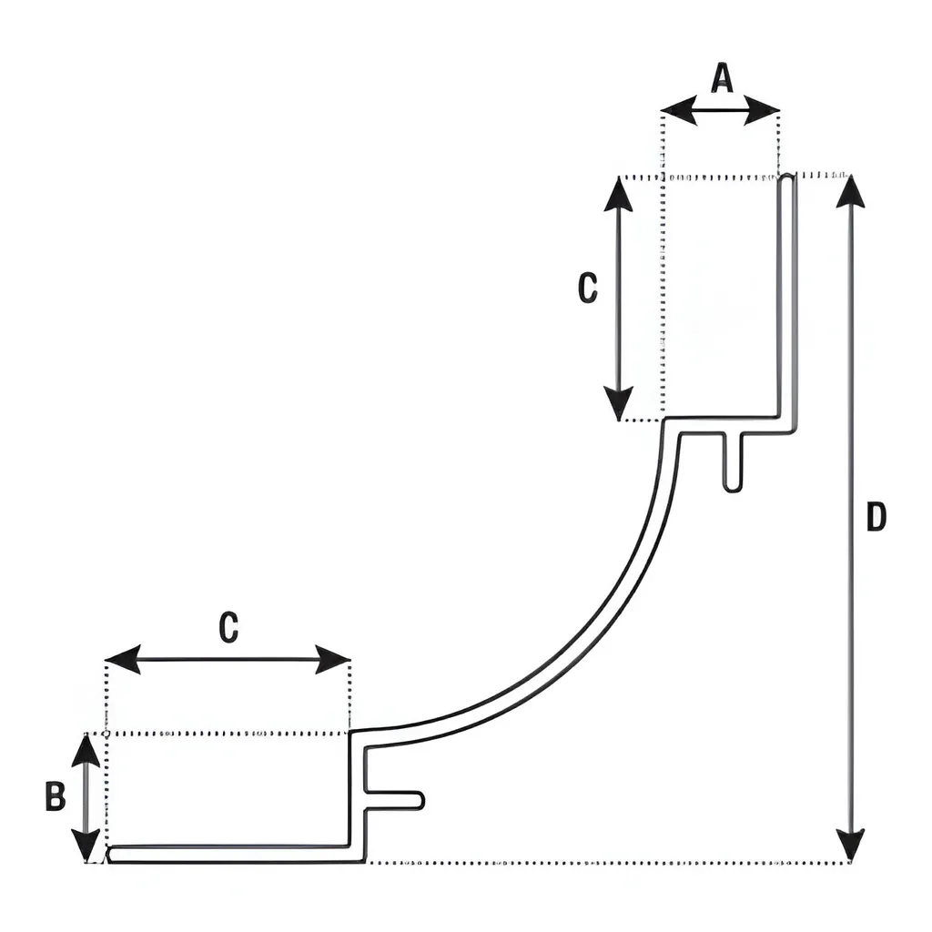 AU Aluminium Cove Trim 3.6M Size