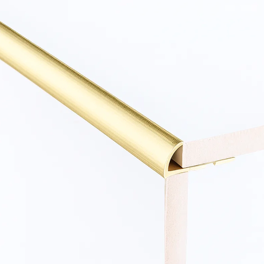 AU Brass Round Edge Trim - 2.5M