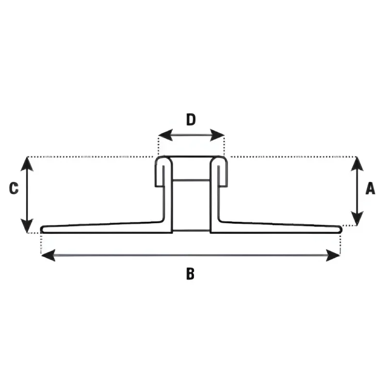 AU Polyurethane Stainless Steel Movement Joints 3M Size
