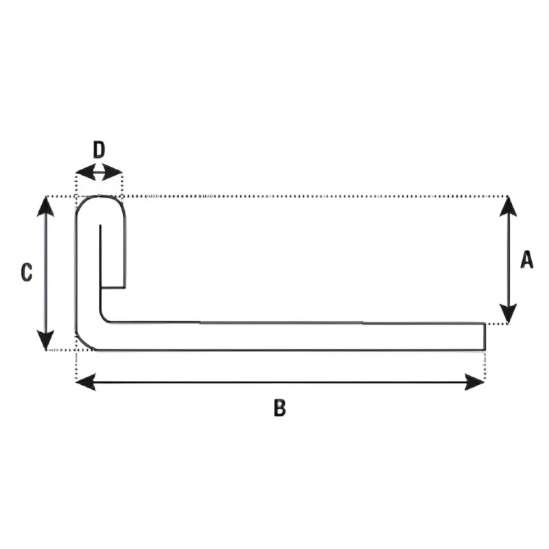 AU Stainless Steel L-Shape Trim - 3M Size