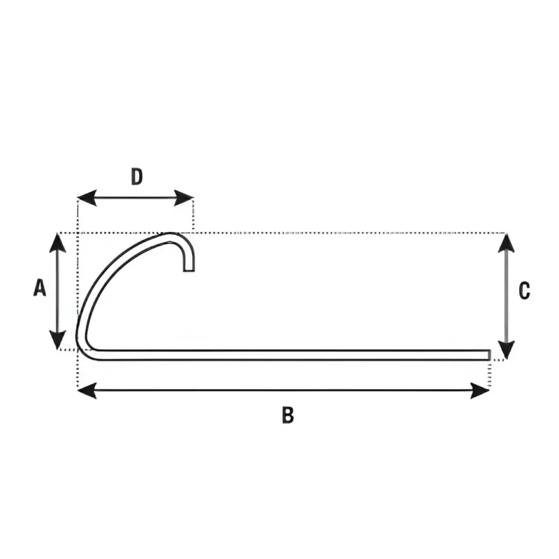 AU Stainless Steel Round Edge Trim - 3M Size