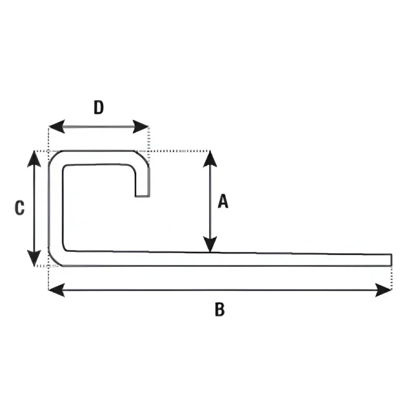 AU Stainless Steel Square Edge Trim - 3M Size
