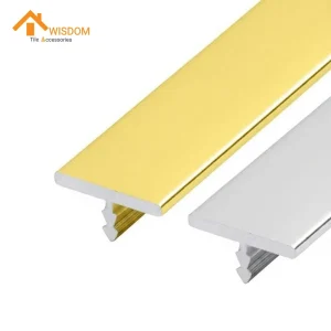 Aluminum T Bar 6063 Decorative Trim for Tile Edging