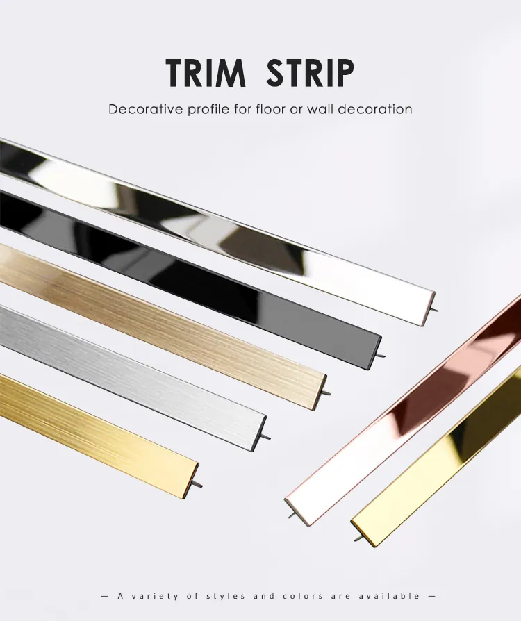 Case Aluminum T Bar 6063 Decorative Trim for Tile Edging 001