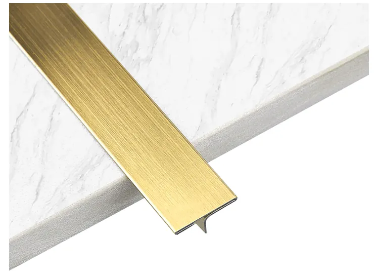 Case Aluminum T Bar 6063 Decorative Trim for Tile Edging 004