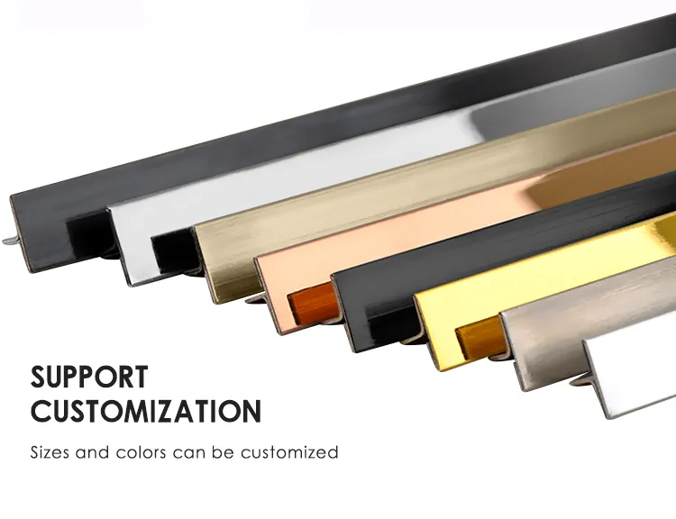 Case Aluminum T Bar 6063 Decorative Trim for Tile Edging 007