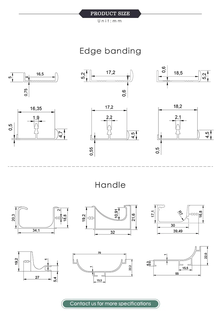 Awisdom Aluminum Edge Molding 6063 T Trim 2.5m 12 Case Awisdom Aluminum Edge Molding 6063 T Trim 2.5m 007
