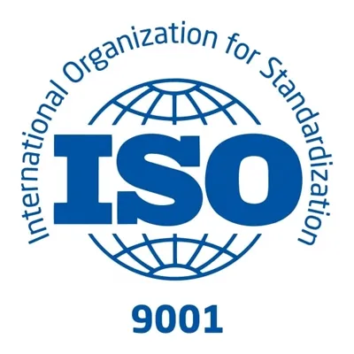 ISO 9001 Certified for Quality Management Systems