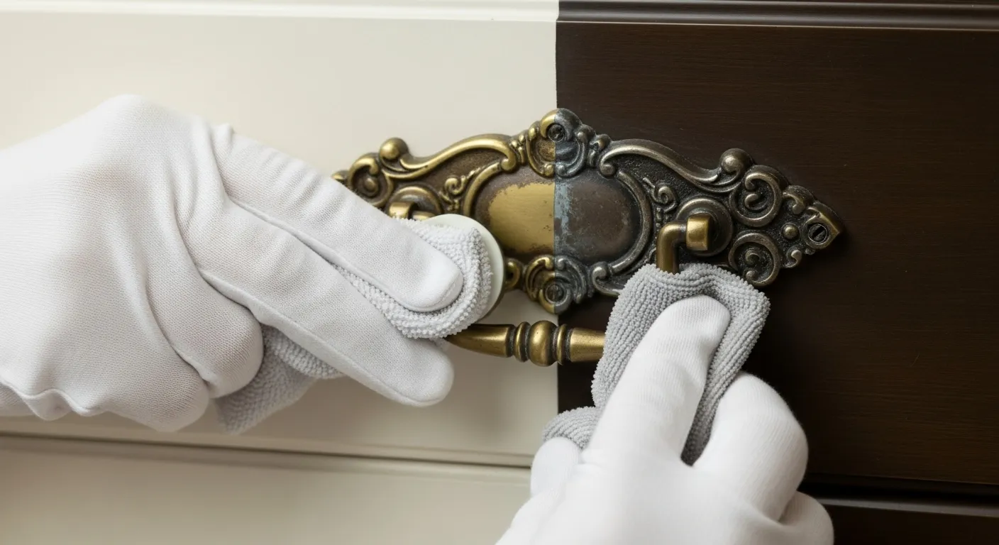 Methods for Cleaning Tarnished Brass Surfaces