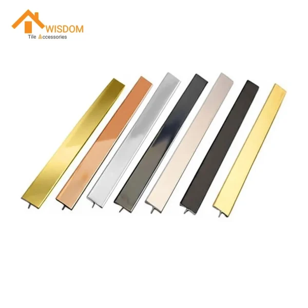 T Shaped Aluminum Extrusion 6063 Decorative T Trim