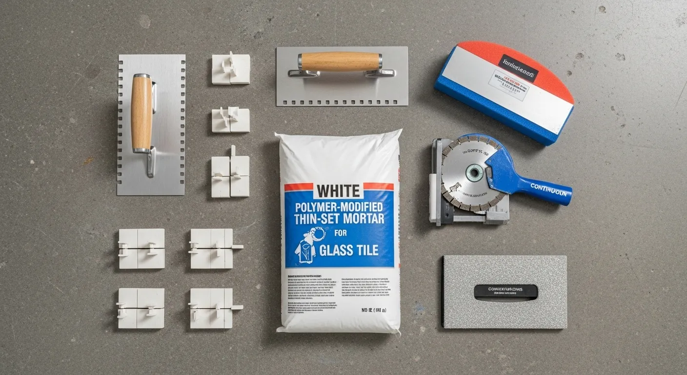 What is the correct mortar for glass tile What is the correct mortar for glass tile