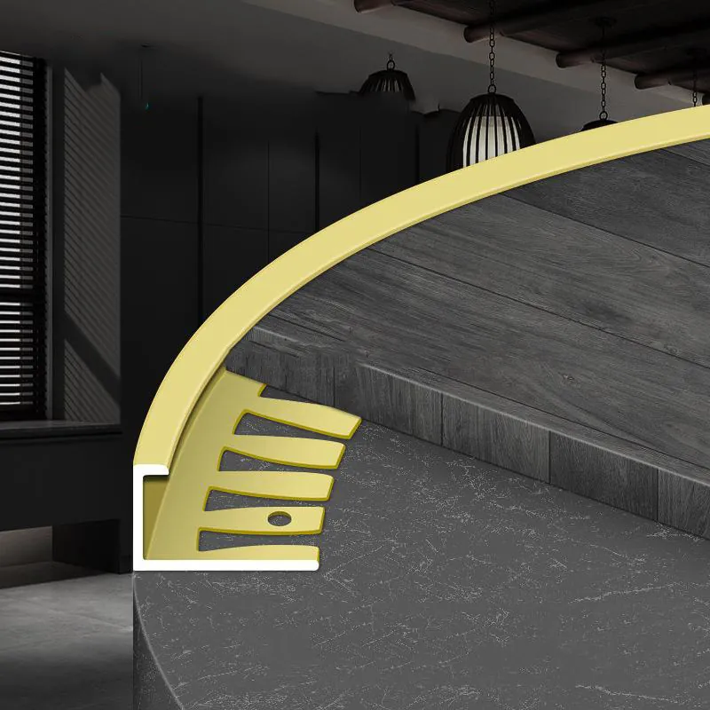 Case L Shaped Formable Tile Trim in Matte Color Palette 001