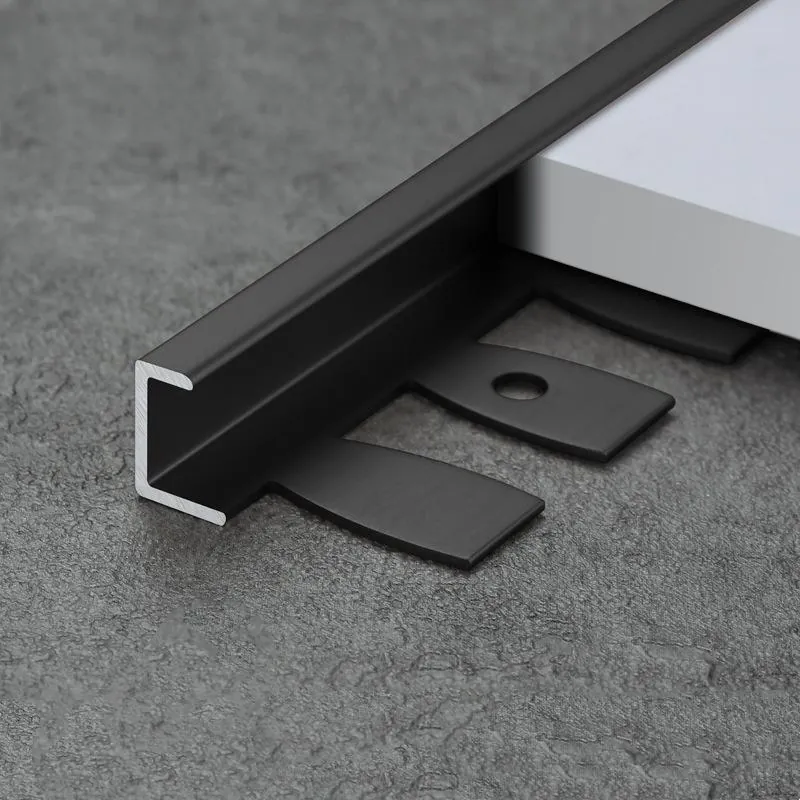 Matte Black Flexible Trim Edging with Flared Tabs 13