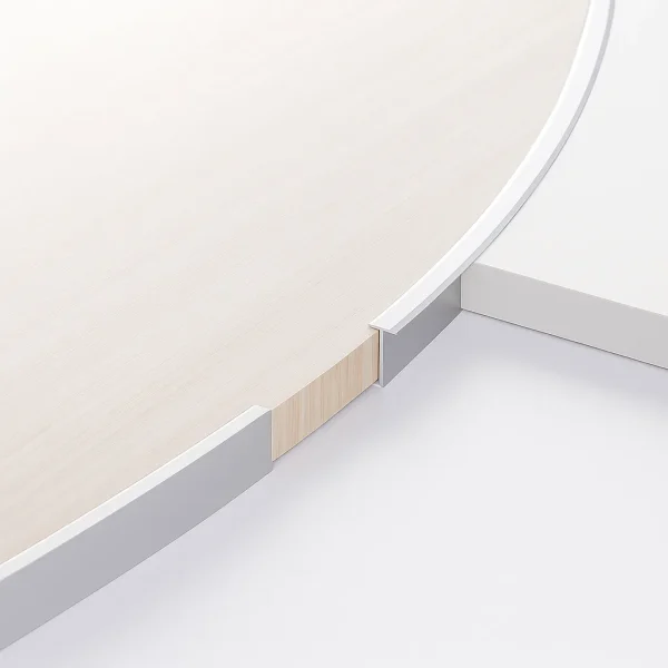Formable T-Profile Edge Trim with Slotted Flange